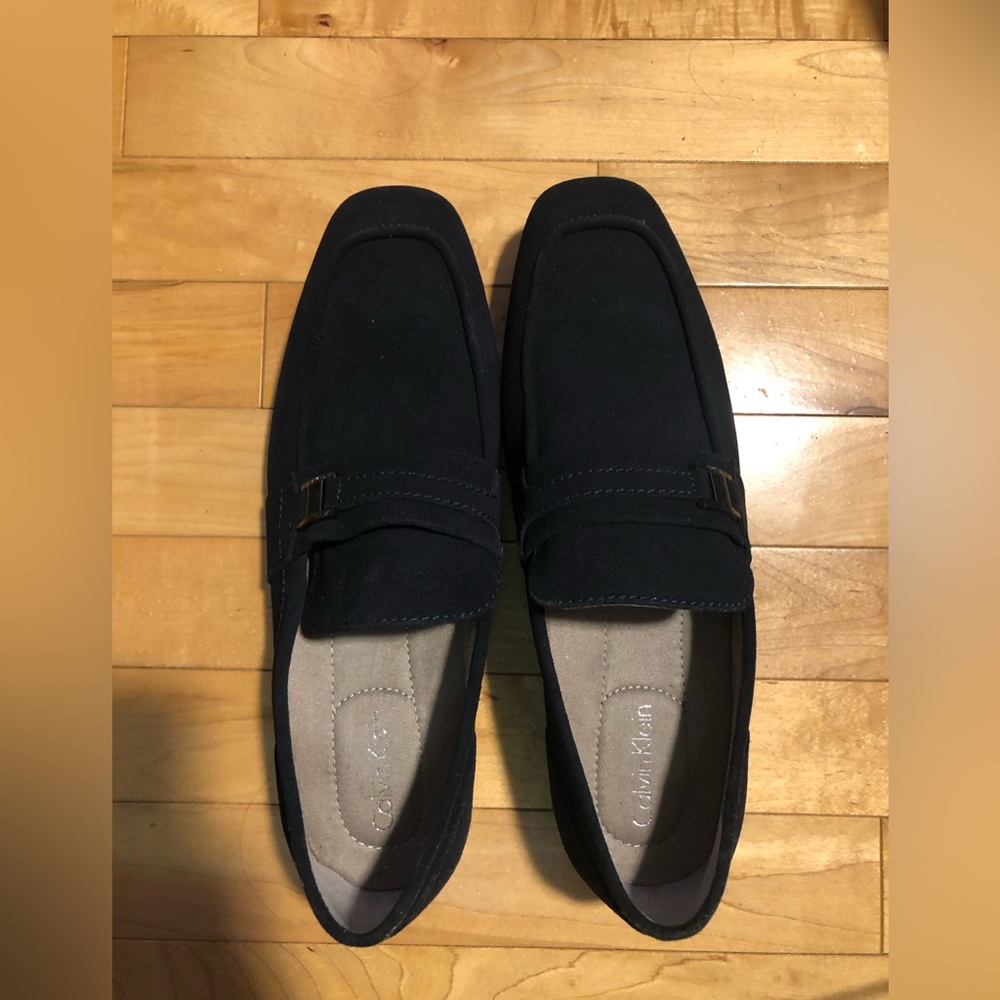 Brand new without box Dark blue Calvin Klein loafer size 8